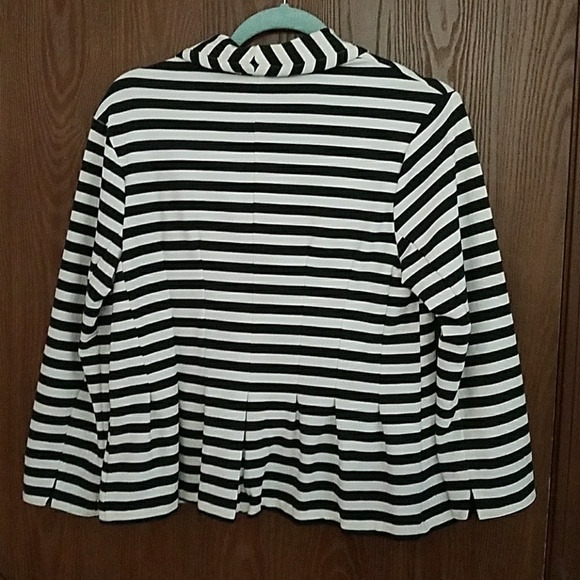 Women's blazer black and white L - Picture 3 of 3